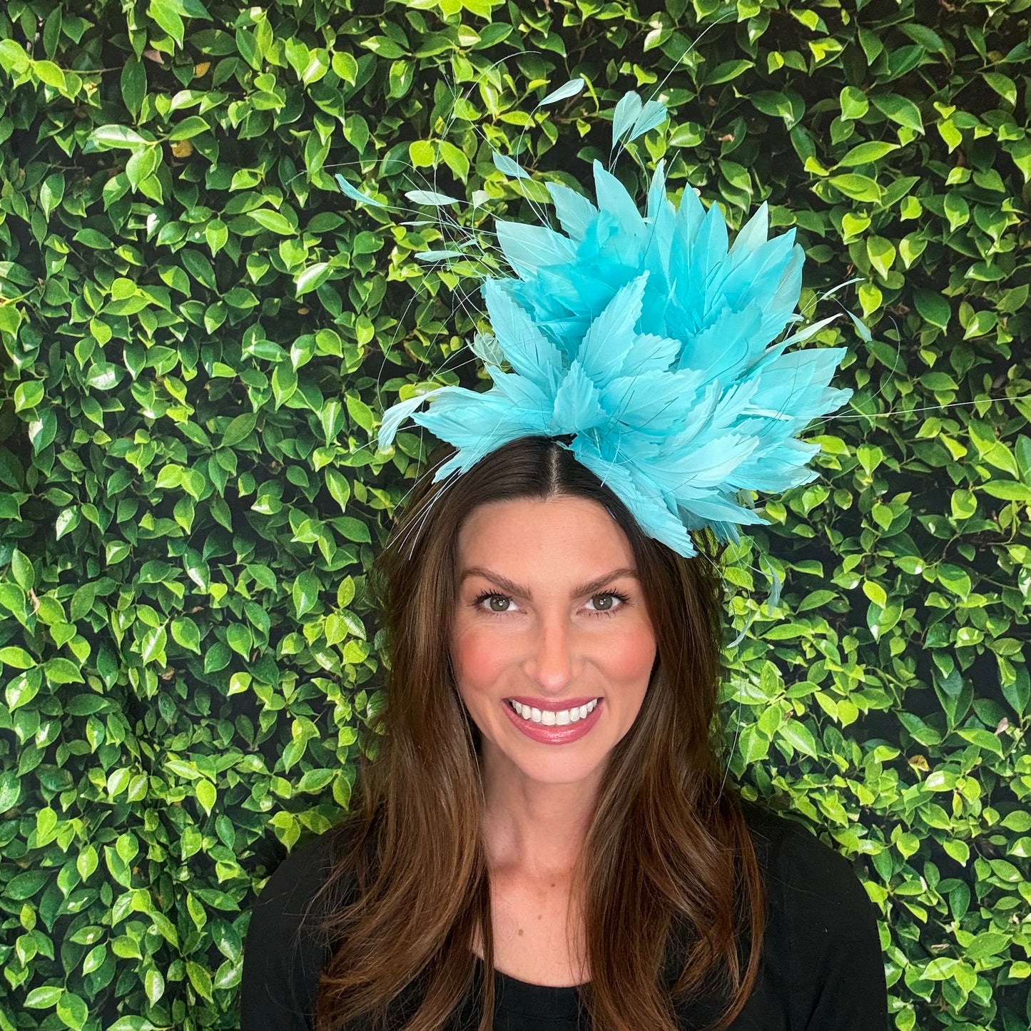 Kacey Aqua Blue Kentucky Derby Fascinator Hat